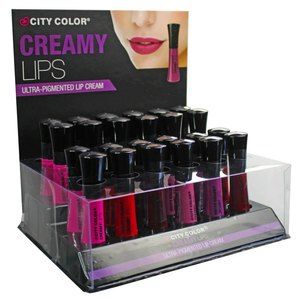 City Colors Creamy Lips Liquid Lipstick in Countertop Display 24 Per Pack